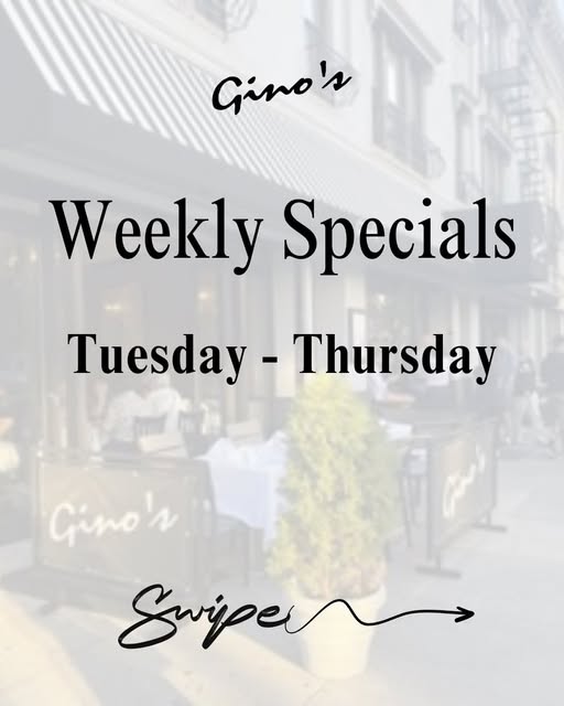 At Gino's Restaurant: real restaurant photos